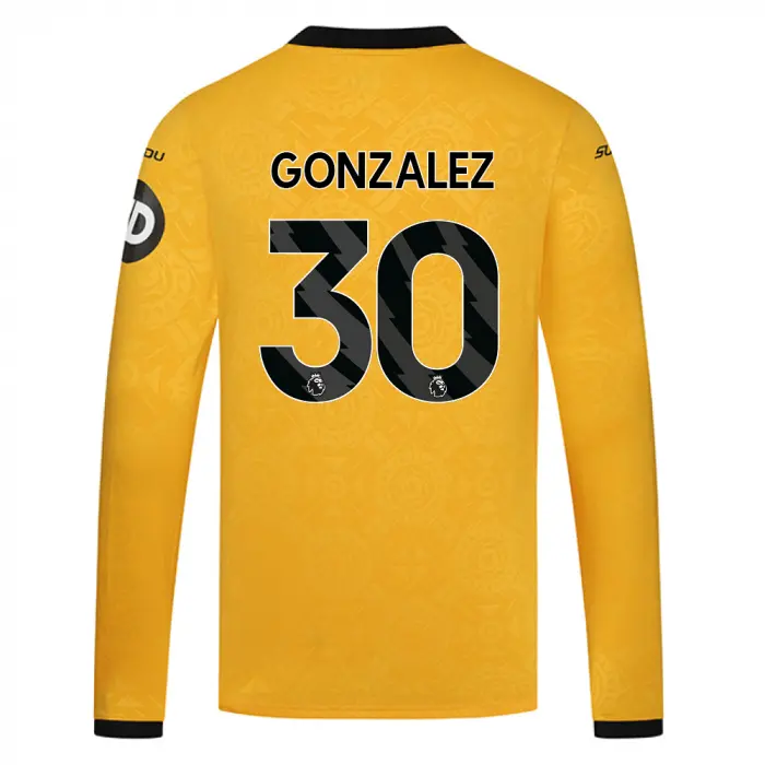 Wolverhampton Wanderers Store | Shop Official 2025-26 Wolves Home Shirt – LS GONZALEZ 30 Wolves Gear